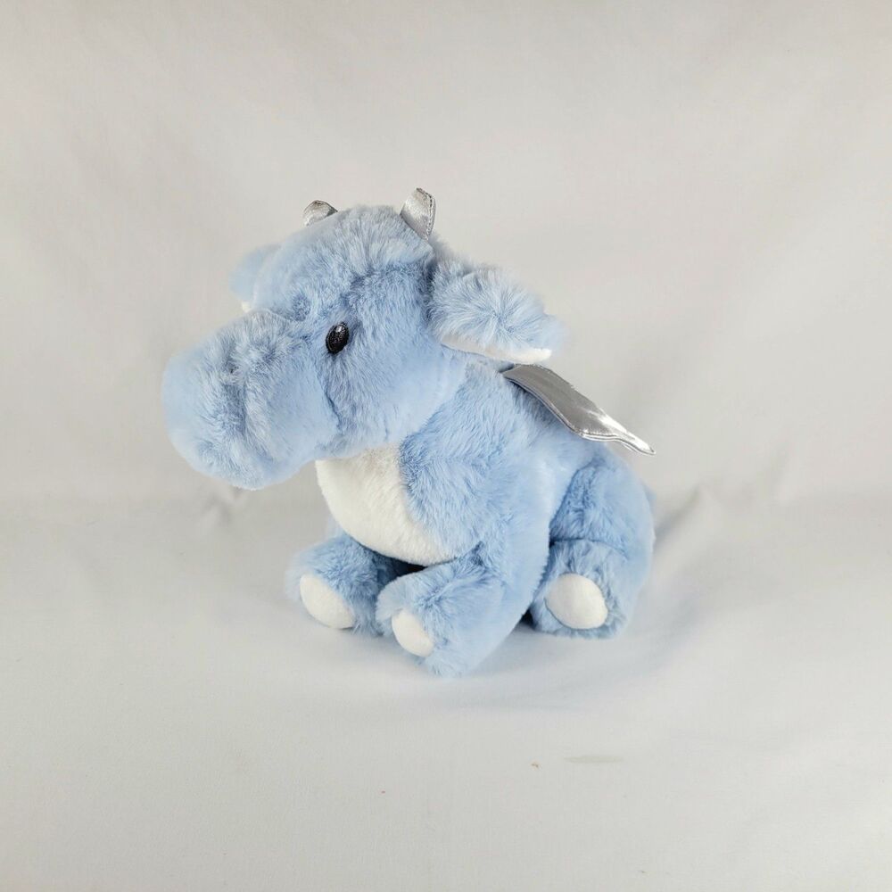 Gund Baby Zephie Dragon Plush Blue Stuffed Animal Lovey Satin Soft Toy 2024